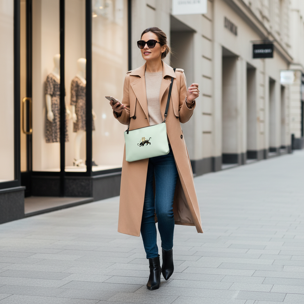 Prowling Panther Crossbody